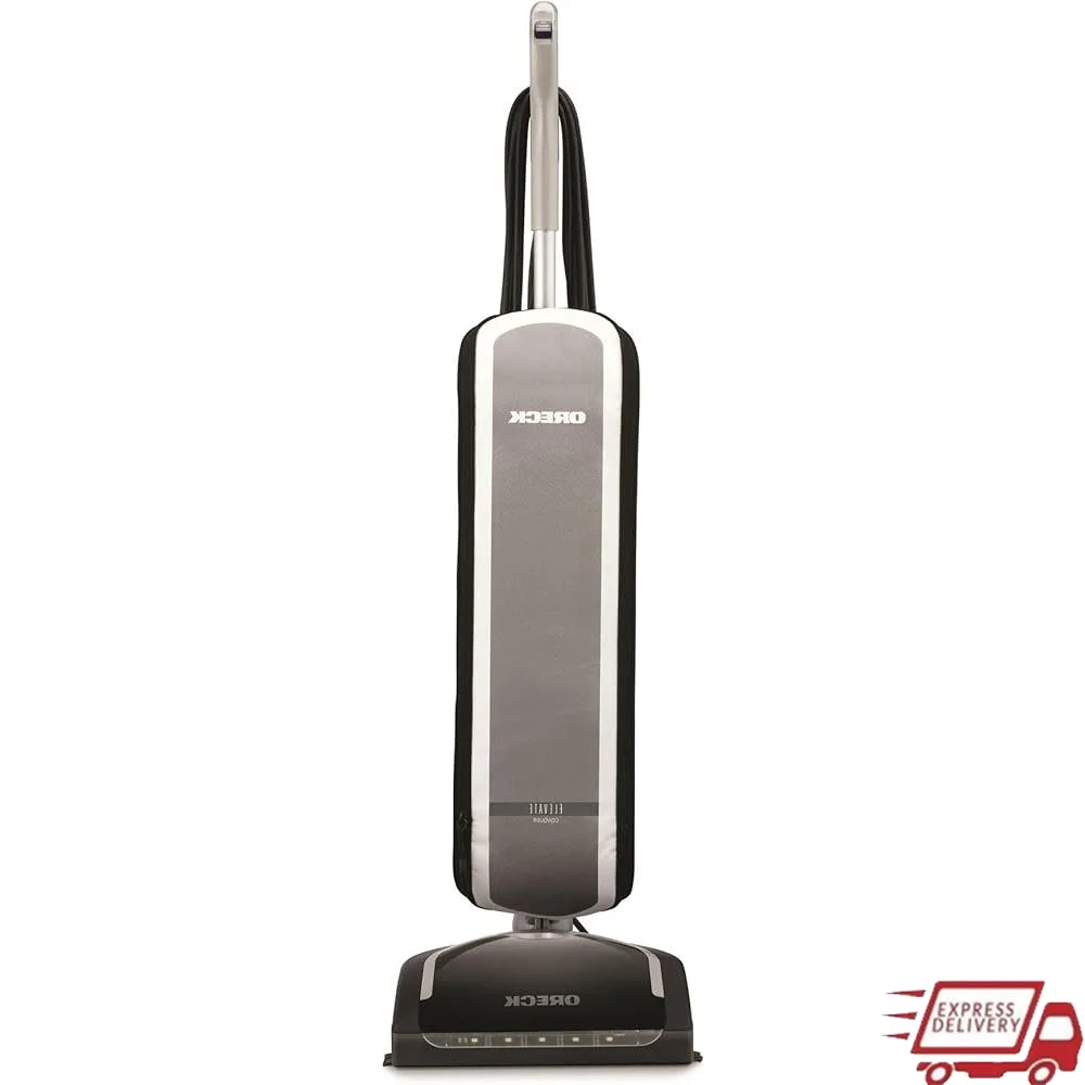 

Lightweight HEPA Vacuum Cleaner with Two-Speed Control Slim Swivel Steering 35ft Cord LED Headlights Extra-Large Capacity