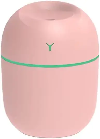 Ультразвуковой мини-увлажнитель воздуха 220 мл, масляный диффузор, USB-увлажнитель с прохладным туманом и ночником для автомобиля