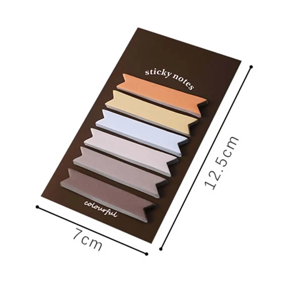 N Times Notepad Paper Message Notes Page Markers Index Stickers Sticker Paper Morandi Color Sticky Notes Flags Tabs Memo Pads