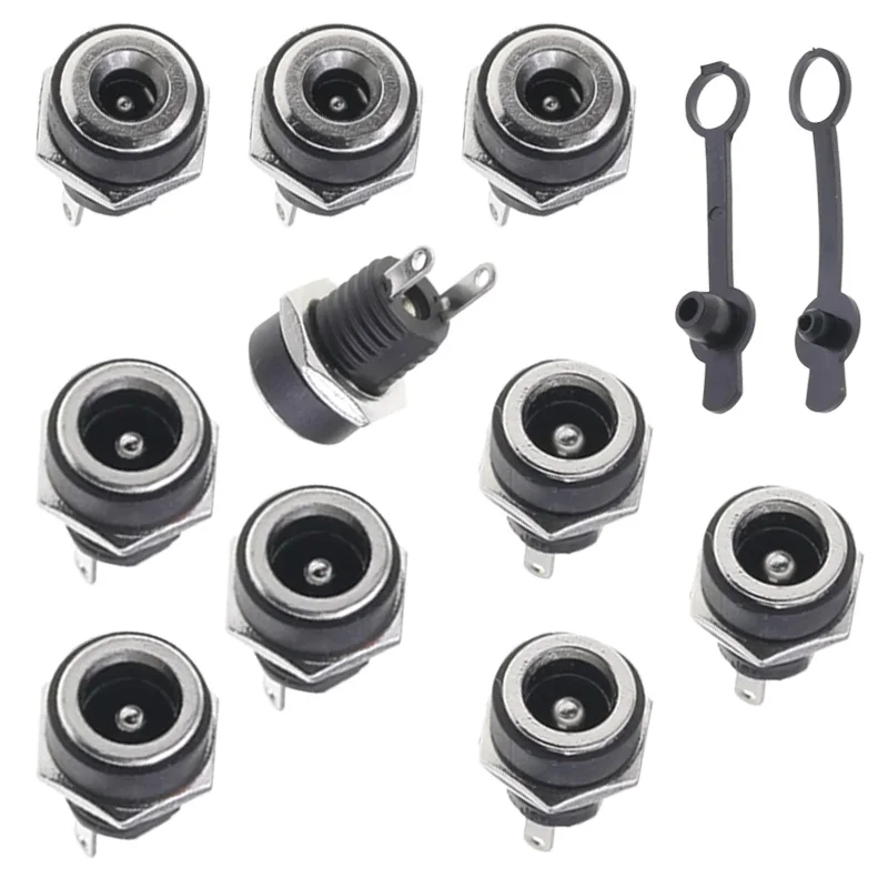 10/50/200Pcs DC-022B DC Power Socket 5.5x2.1/2.5mm Female Socket  DC Connector DC022B Power Jack