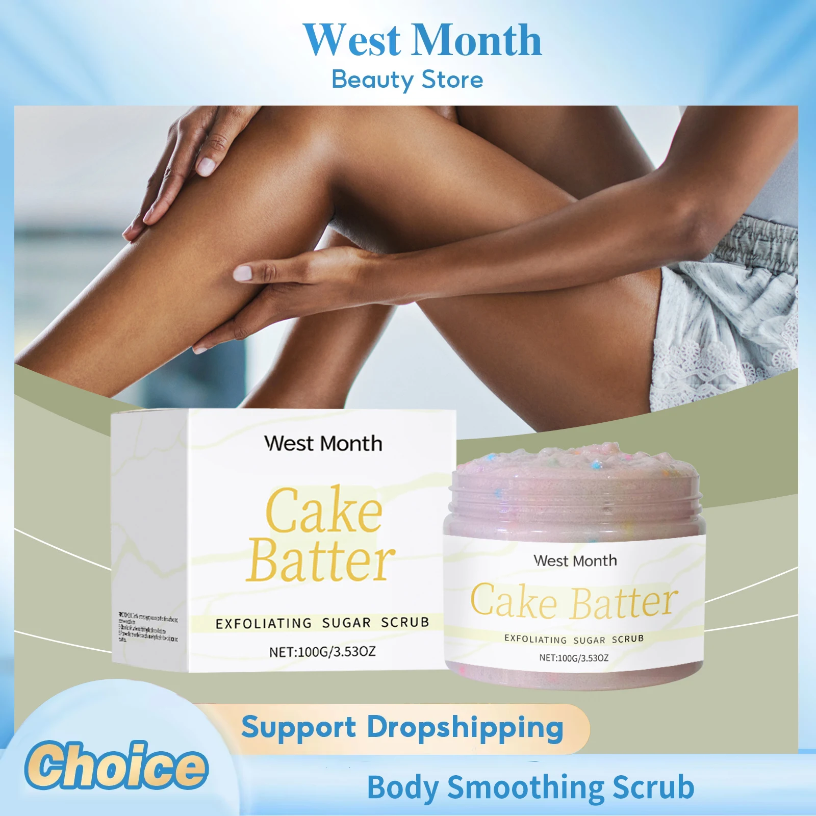 

Body Smoothing Scrub Exfoliating Softening Brightening Radiance Boosting Improve Dullness Dead Skin Removal Body Cleansing Scrub