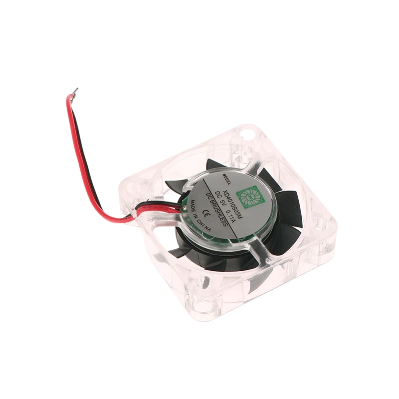 New 40x40x10MM 4010 DC 5V 0.11A Brushless Fans With Blue LED Light Heatsink Cooler Cooling Radiator For 3d Printer Parts Fan