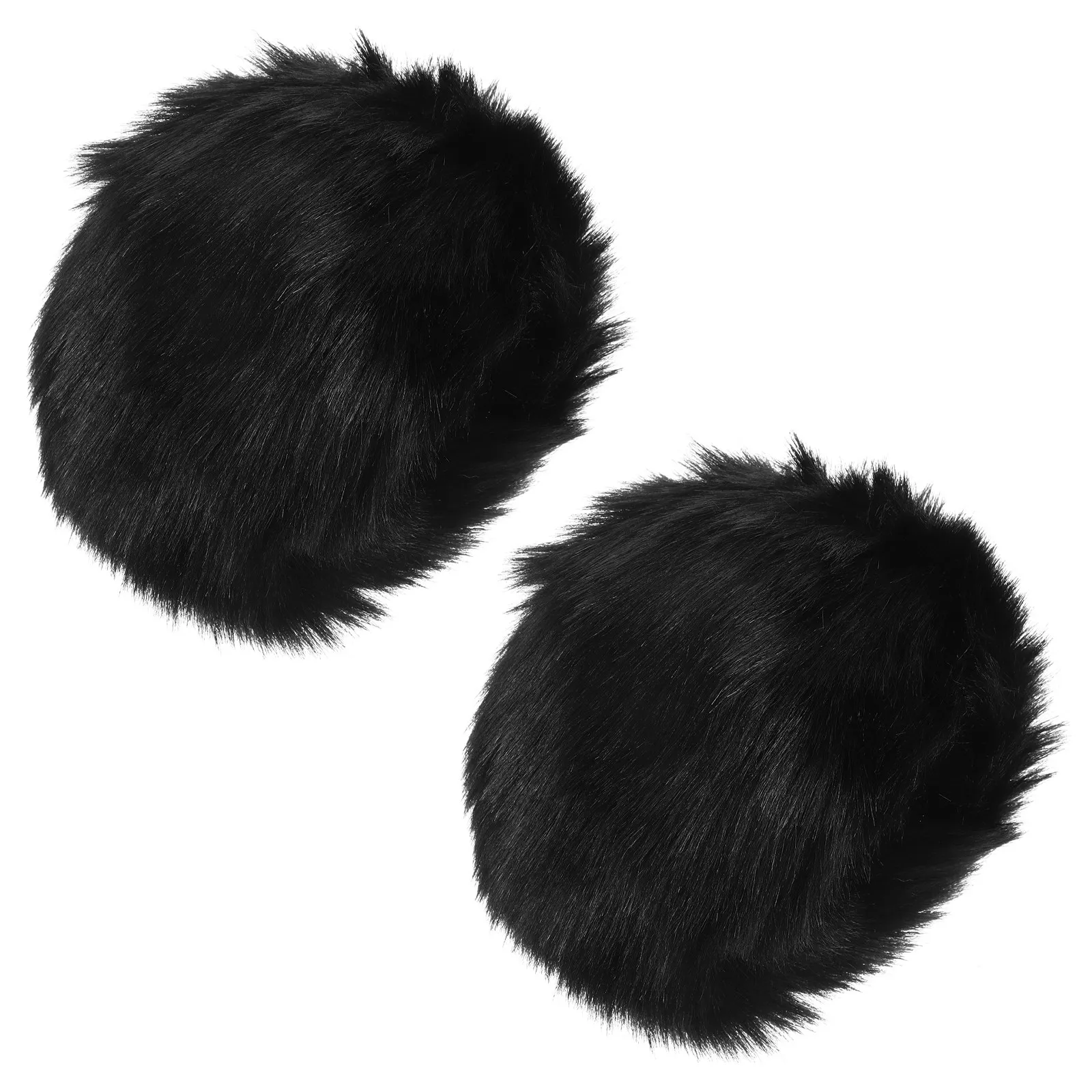 1-ペア冬用暖かいリストカフスソフトニット生地居心地の良い快適なリストウォーマー女性用寒さ対策簡単マッチング