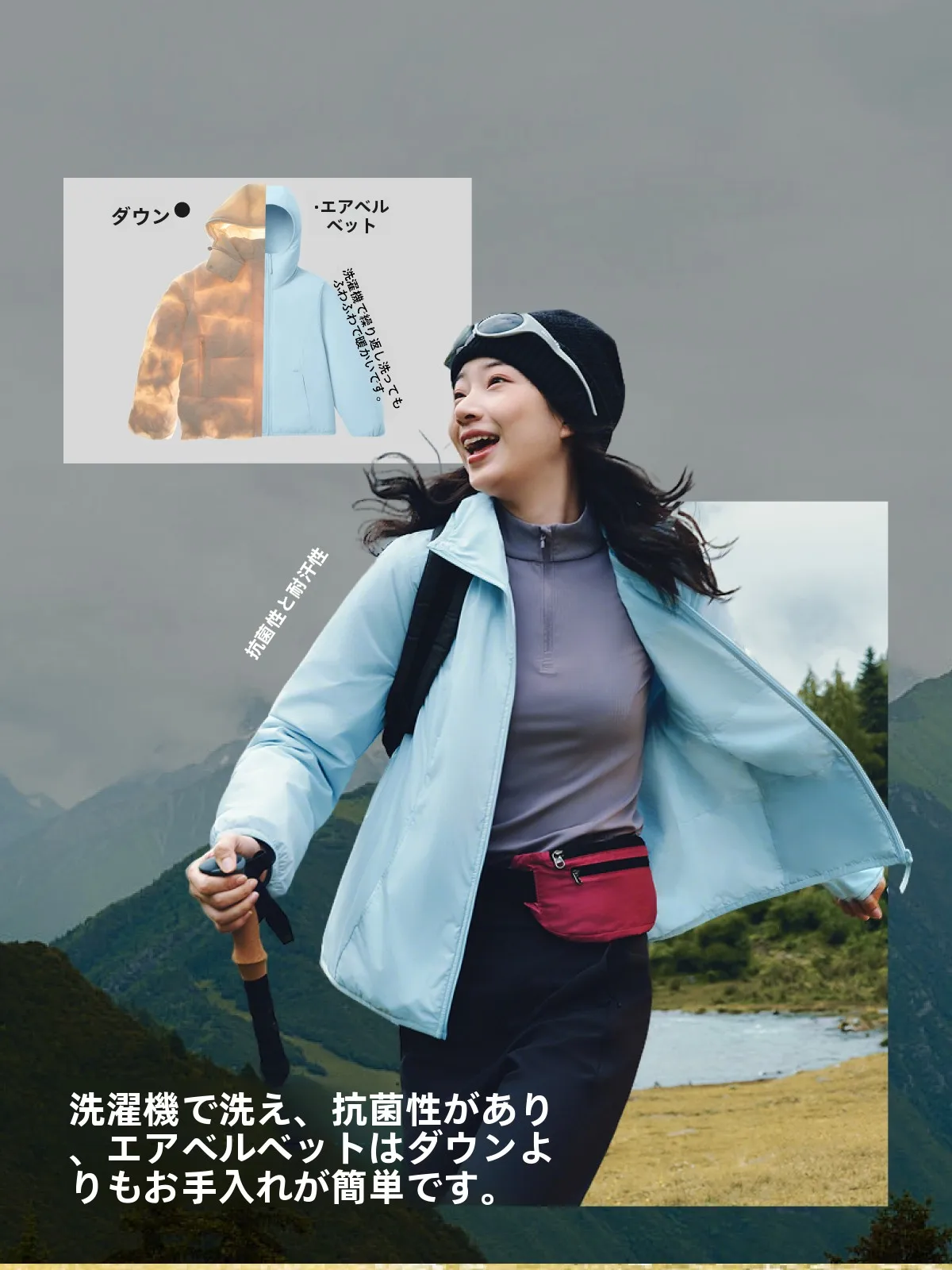 

Banana Leaf Women's Hooded Quilted Jacket Lightweight Outdoor Cotton Coat Windproof Breathable Warm Simple Design
