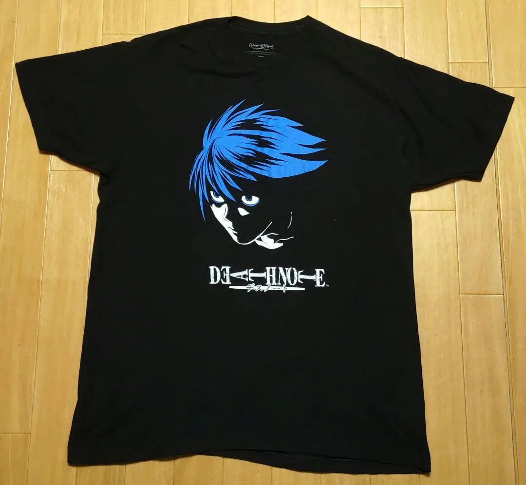 

Футболка с рисунком Death Note, футболка с рисунком аниме, черная, размер L-L-J12903, одежда для девочек, мужская футболка, футболка для мужчин, 2025 подарков для мужчин