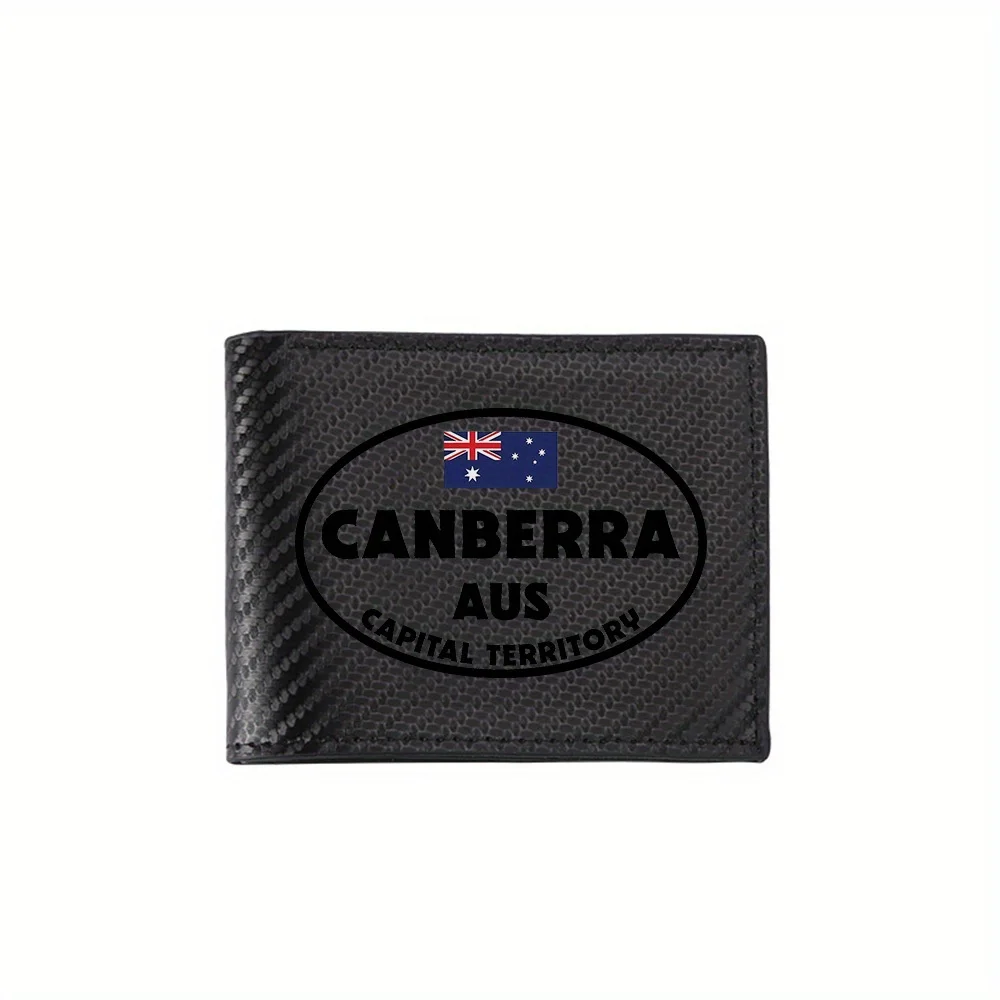 

Canberra AUS Capital Territory, австралийский флаг, мужские кошельки, простые деловые, современные, стильные, с принтом, подарки для отца и мальчика