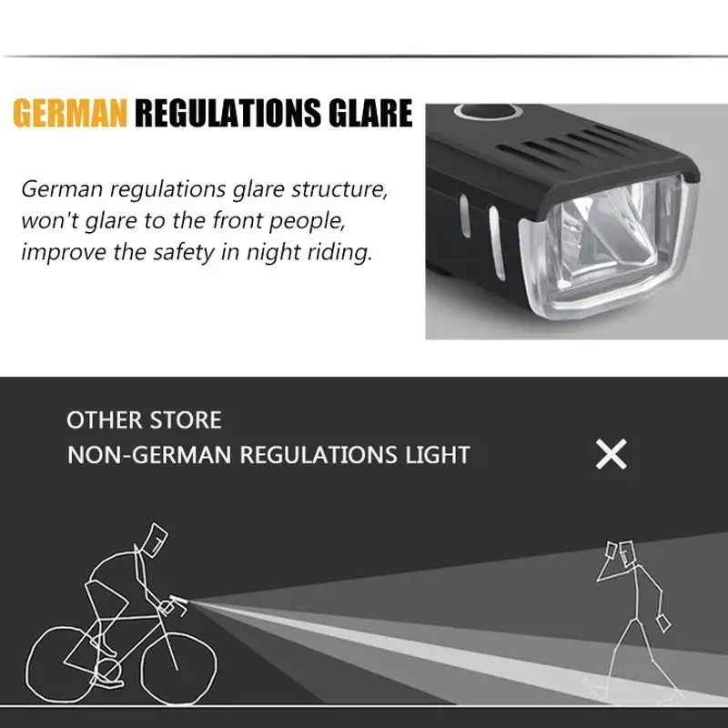 Smart Induction Bicycle Front Light Set LED USB Rechargeable MTB Bike Rear Lamp Cycling FlashLight For Bike