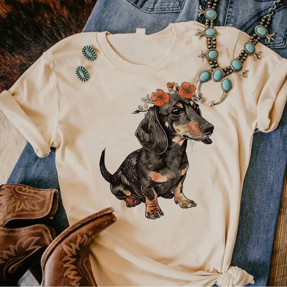 Verão engraçado impresso t camisa feminina harajuku bonito cão verão nova moda camiseta girlstops roupas de moda criativa