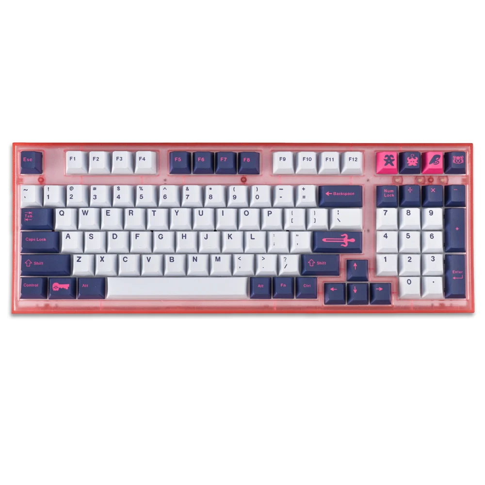 

GMK Cojiro Key Hat Complete Set Cherry Original Heat Sublimated PBT Adapted Mechanical Keyboard 87/98