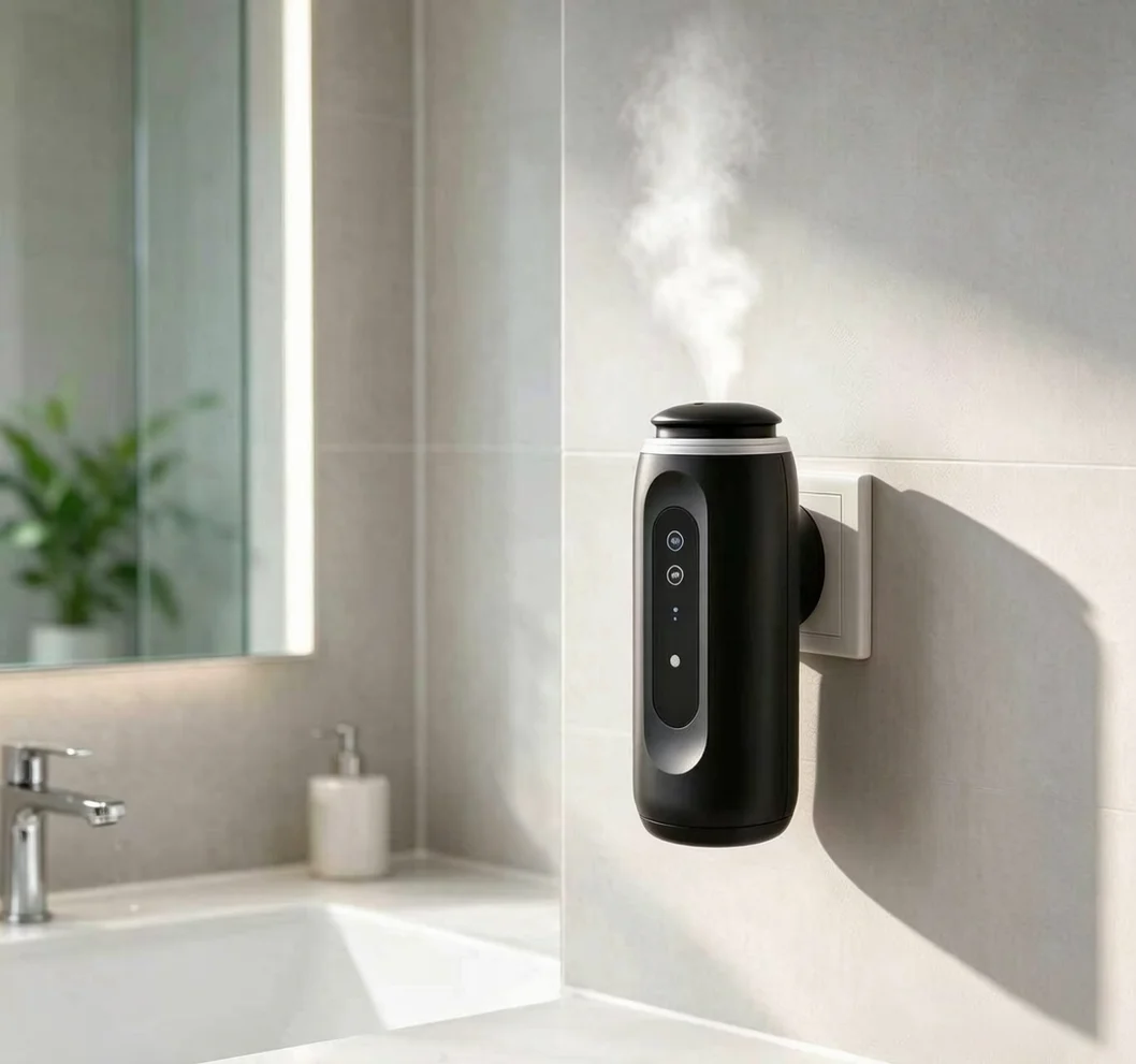 Long Lasting 100ML Waterless Wall Plug in Nebulizing Diffuser with Led Light App Control Aroma Diffuser Machine for Room