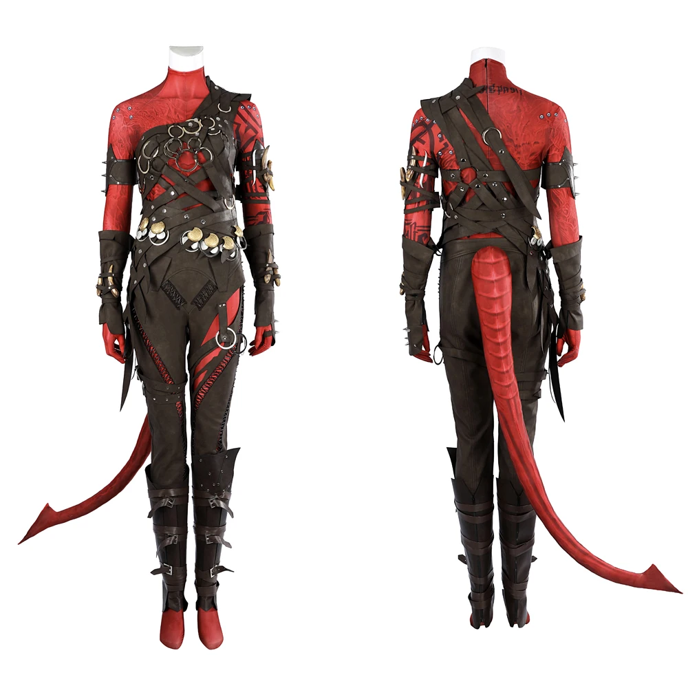 High Quality Gate 3 Game Baldur Karlach High Quality Cosplay Costume Karlach Uniform Individual Items Are Sold Christmas Outfits