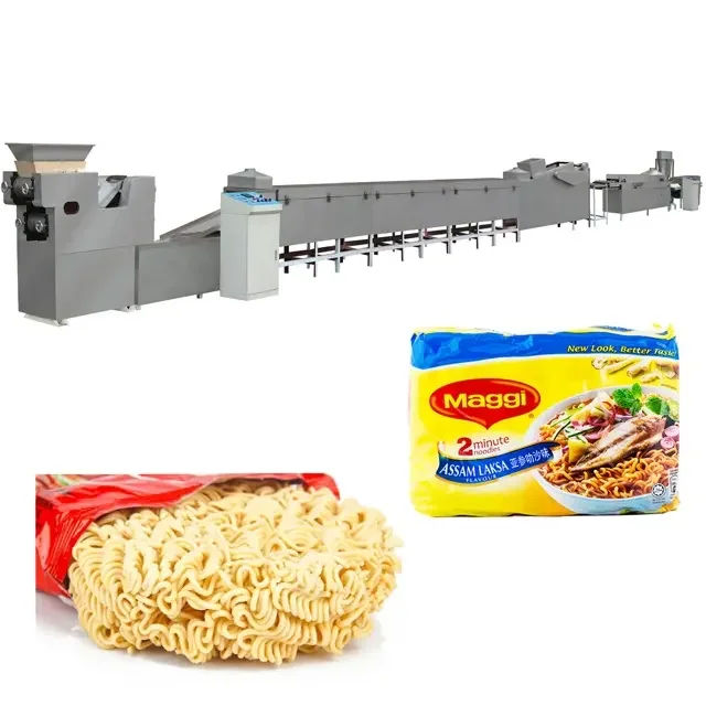 FOODLINE Complete Instant Noodle Production Line Noodle Steaming Frying Packing Integrated Manufacturing Equipment