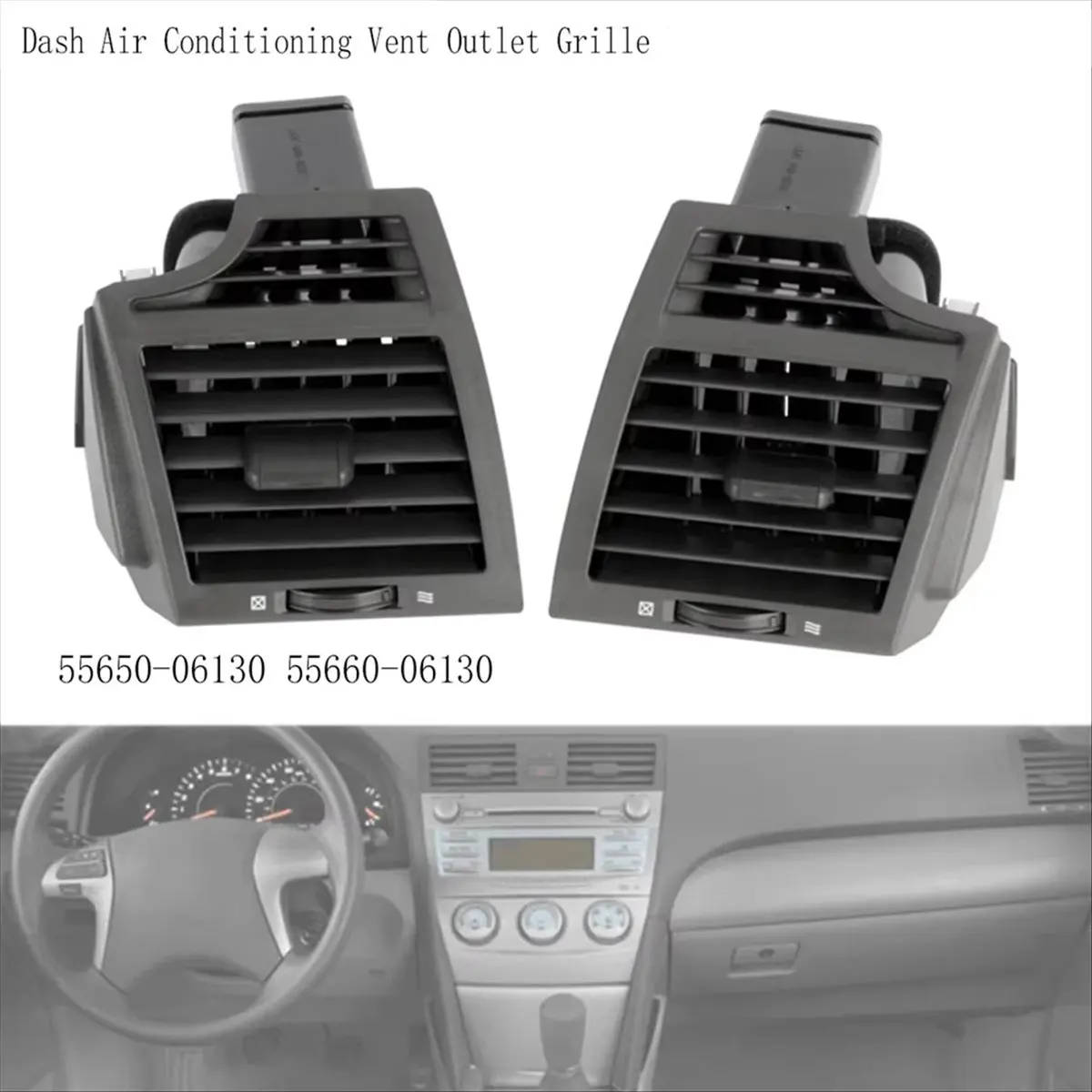 grille-de-sortie-d'air-conditionne-pour-tableau-de-bord-de-voiture-30h-pour-toyota-sortie-d'air-de-la-console-centrale-plastique