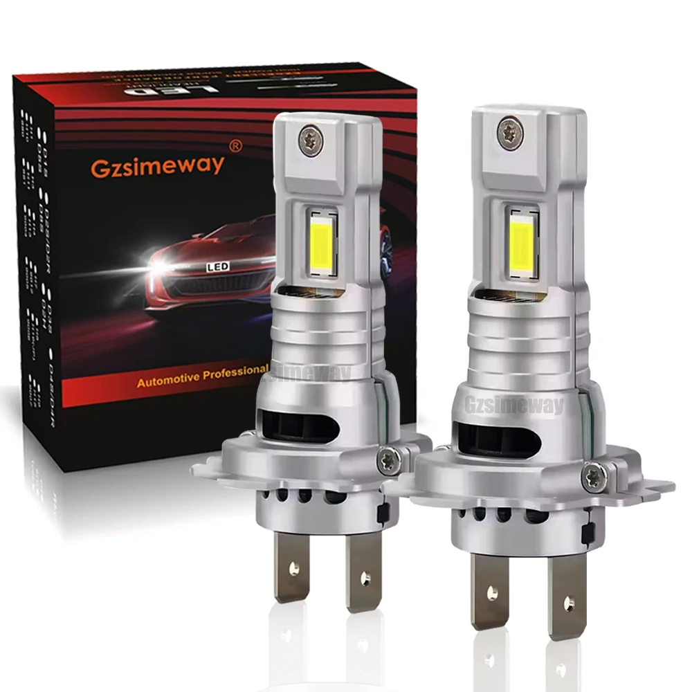

2 шт. H1 H7 светодиодная лампа для фар 7035 CSP Автомобильная фара H3 H8 H11 9005 HB3 9006 Авто противотуманная фара Canbus Led Turbo Автомобильный 6500K 12V