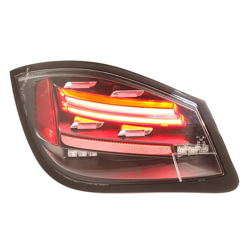 Car LED Taillights For Porsche Cayman 987.2 2009-2012 DRL Rear Dynamic Turn Signal Brake Reverse Fog Light 987 Boxster Tail Lamp