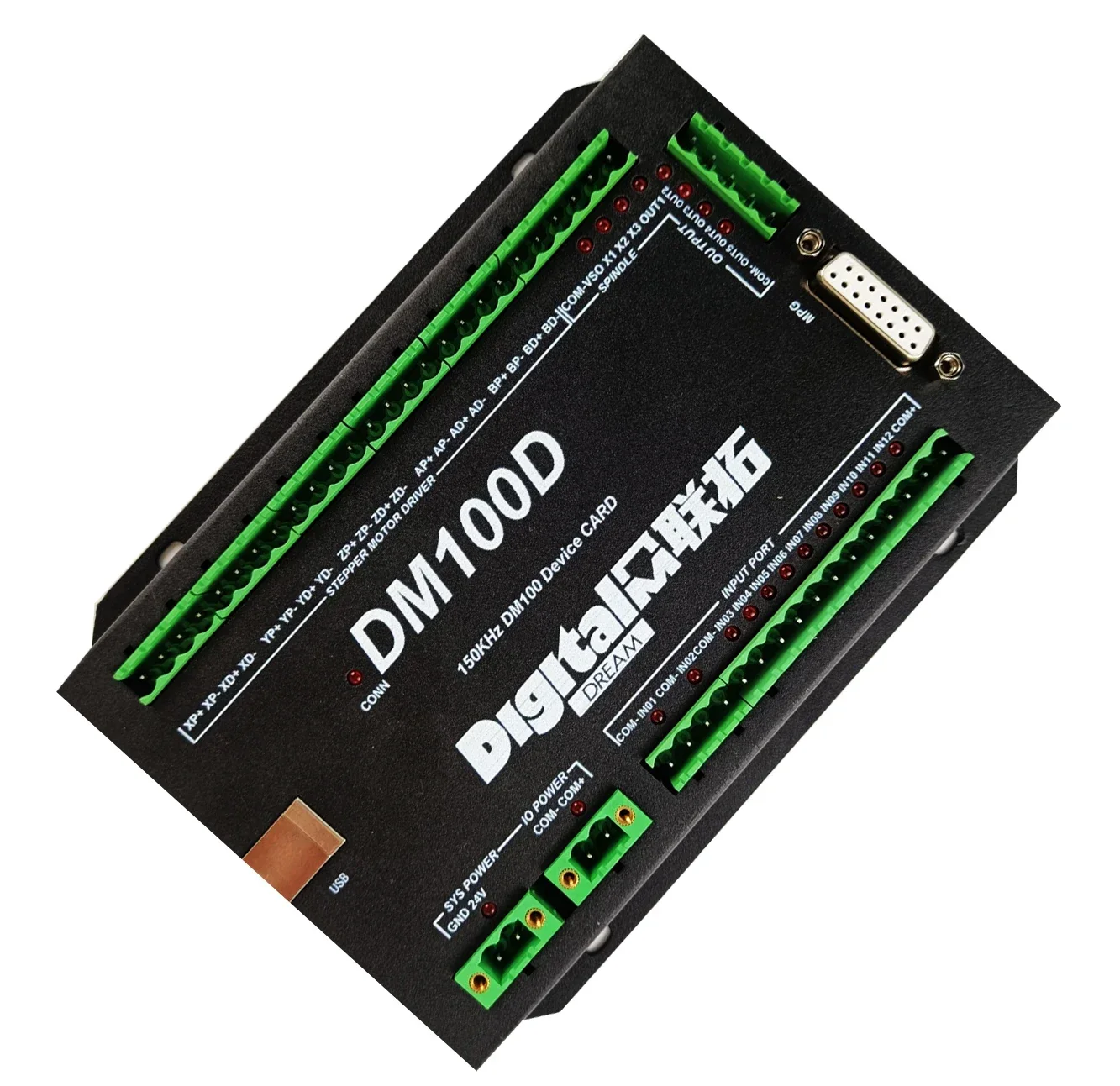 

Digital Dream DM100 125Khz CNC Pendant Motion Controller for CNC Router Milling Engraving machines