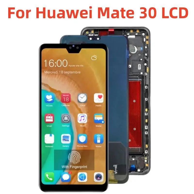 

AMOLED For Huawei Mate 30 TAS-L09 TAS-L29 LCD Display Touch Screen Digitizer Assembly For Huawei Mate 30 LCD TAS-TL00 AL00