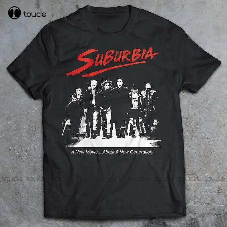 Suburbia 1983 Movie T-Shirt, Punk Movie, Tsol, The Vandal Cotton Outdoor Simple