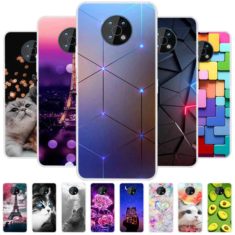 Para Nokia G50/G10/G20 funda transparente de silicona suave de TPU funda pintada de dibujos animados para Nokia G20 fundas de teléfono para NokiaG50 G 50 20