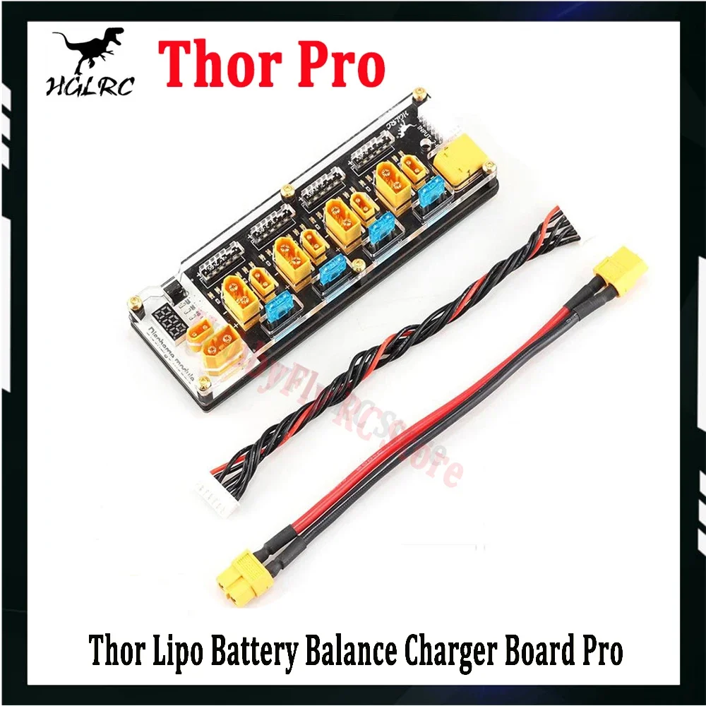 

HGLRC Thor PRO LIPO Battery Balance Charger Board 40A XT60 XT30 2-6S LIPO Discharger For IMAX B6 ISDT Q6 Nano HOTA D6 Charger