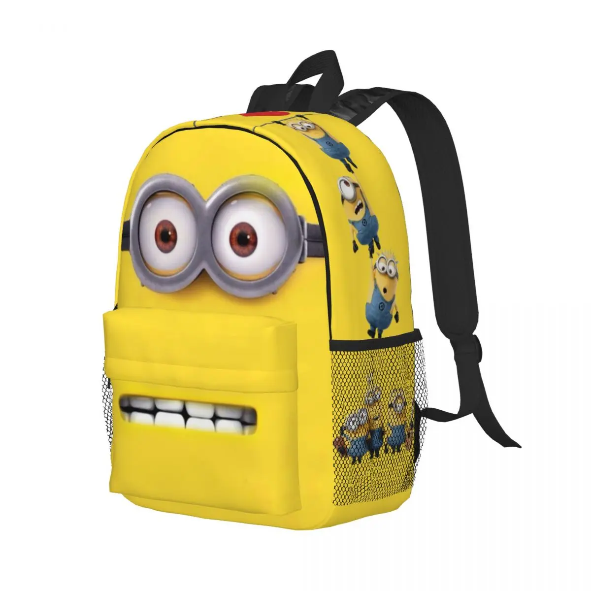 Minions Nieuwe Modieuze Patroon Schooltas Print Lichtgewicht Rugzak 15Inch