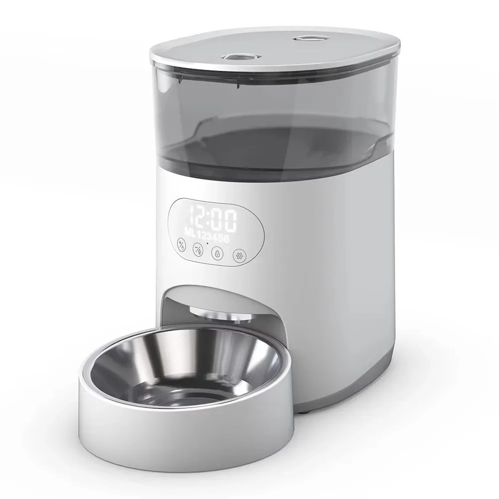 FurStar6 Meals LCD Automatic Eco-Friendly Indoor Pet Feeder With 3.5L Capacity