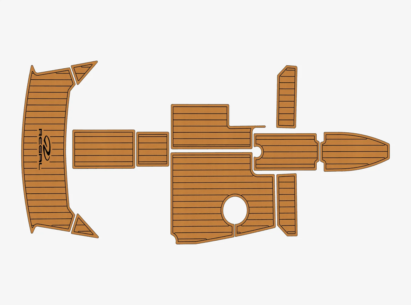 

2008-2013 Regal 2100 Опция скамейки 1/4 дюйма, 6 мм, пена EVA, нескользящий ПВХ, настил из тикового дерева, морской коврик,...ek, водный ковер, морской пол