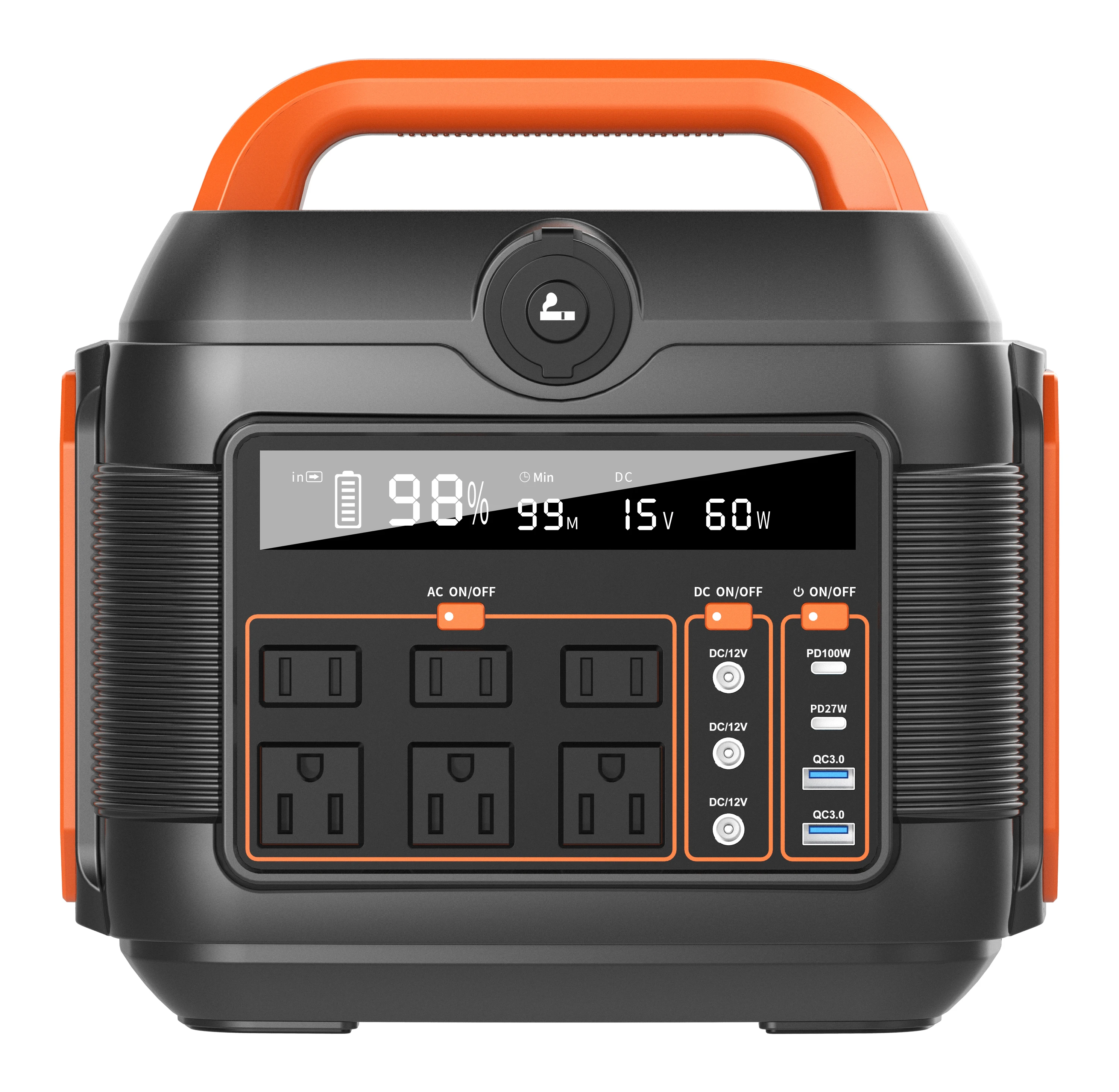 Outdoor Power Station - 110v 220v Outdoor Camping Solar Generator
