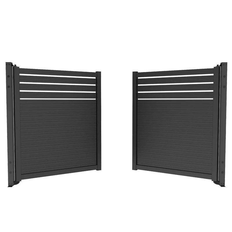 

Прочные алюминиевые ворота для дома, фермы, дачи, простой дизайн, для въезда на территорию, распродажа