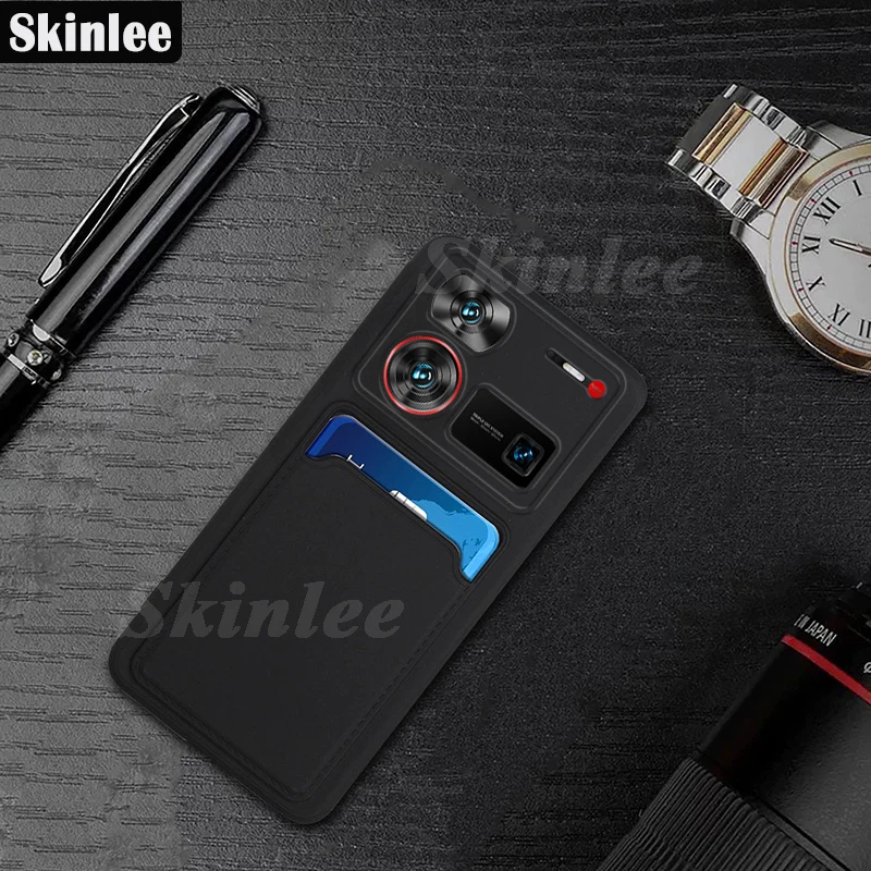 

Skinlee Case For ZTE Nubia Z60 Ultra With Card Slot Wallet Silicone Soft Shell For Nubia Z50 Z50S Ultra Phone Cover