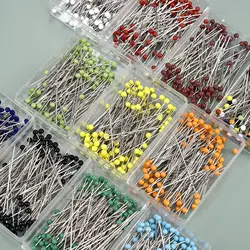 100pcs Multifunction Glass Ball Head Pins Quilting Needles DIY Sewing Crafts Pins School Family Office Clothing Unique Design