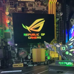 MOD Computer Case Lighting Panel,5V AURA SYNC RGB Nameplate ROG SSD Backplate Cover Gaming Cabinet Light  Board Magnetic