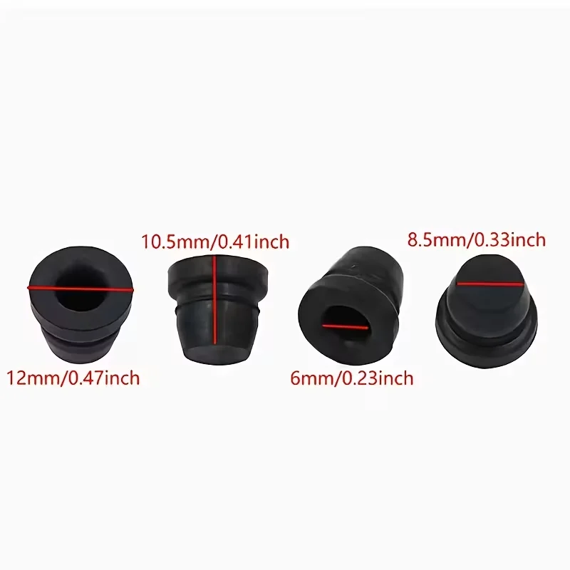 

10pcs Motorcycle Rubber Brake Pump Brake Caliper Auto Parts Exhaust Screw Dust Caps High Quality Car Accessories