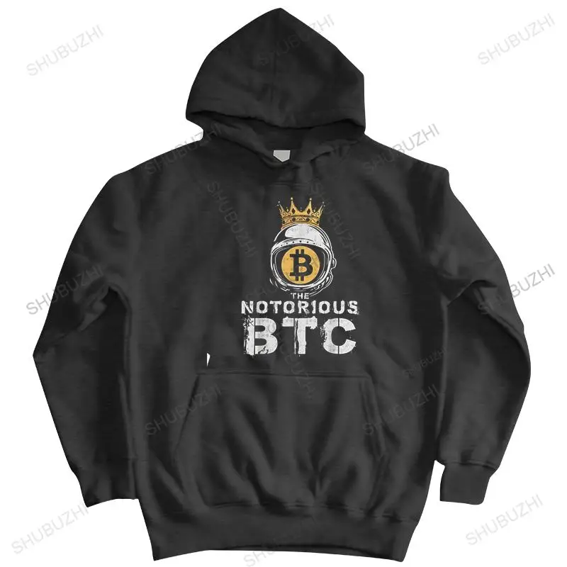 

Fashion Bitcoin Notorious BTC pullover Men Cryptocurrency sweatshirt Tops Crypto Currency Printed zipper Cotton casual hoody