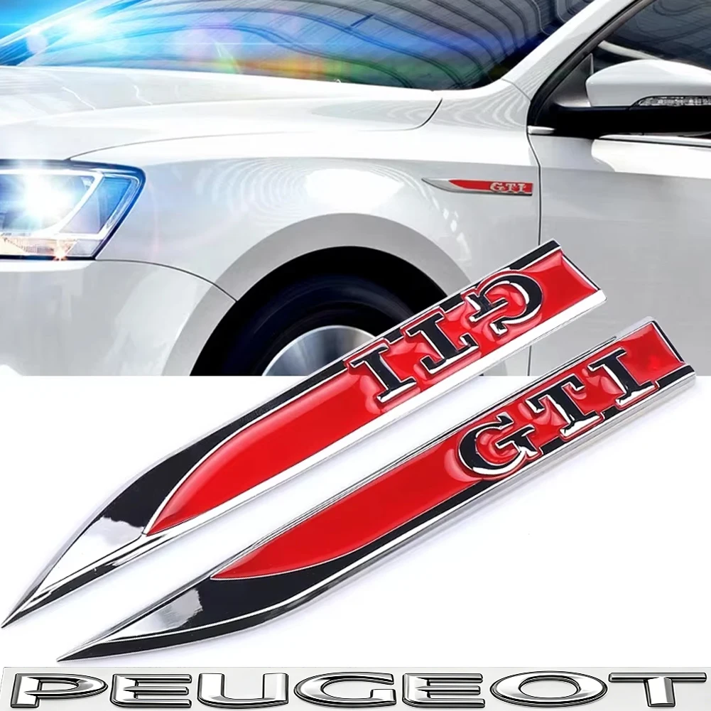 3D Metall Aluminium Abzeichen Seitenkotflügel-Emblem Auto-Karosserie-Dekorationsaufkleber Zubehör für VW Golf Tiguan T-Roc Polo Passat ID.4 MK7 – Detail 4