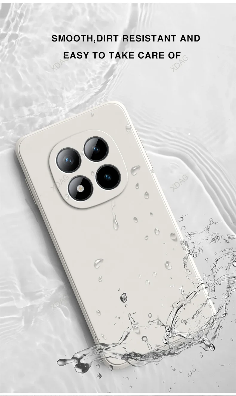 Luxuriöse Original-Handyhülle für Xiaomi Redmi Note 15 Pro Plus Pro+ Note15 15Pro 5G Flüssiges Silikon Weiche Einfache Rückseiten-Abdeckung Funda – Detail 7