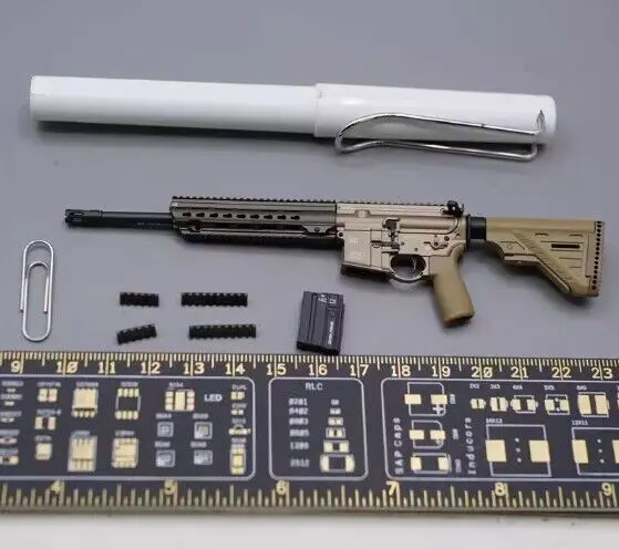 

SMG 1:6 Scale ES MR223 A3 Golden 14.5'' Gun Model