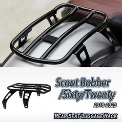 Motorcycle Rear Seat Luggage Rack Steel Support Fender Shelf Parts Accessories For Indian Scout Bobber Sixty Twenty 2018-2023