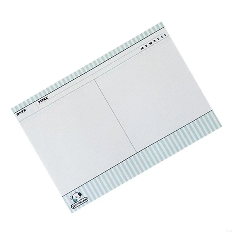 J60A Weekly Monthly Planner Notepads 50 Undated Tear-Off Sheets To Do List Notebook