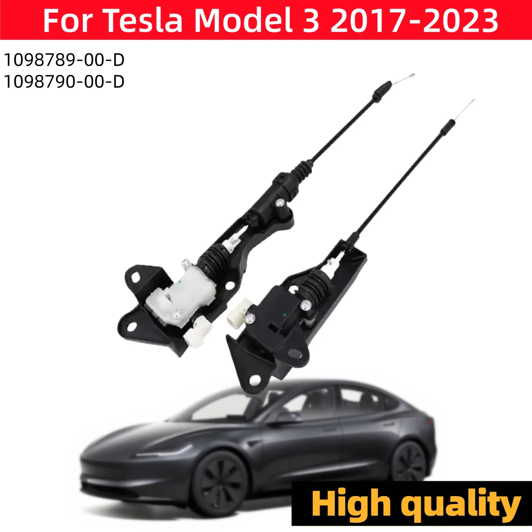 Reliable Durable For Tesla Model 3 2017-2022 Secondary Release Hood Front Lock Actuator Auto Parts 1098789-00-D 1098790-00-D