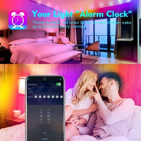 Flexibele Led Lamp Tape Lint Rgb Tv Desktop Scherm Backlight Diode Tape Acc Led Strip Licht Usb Bluetooth Rgb 5050 5V Rgb Ligh