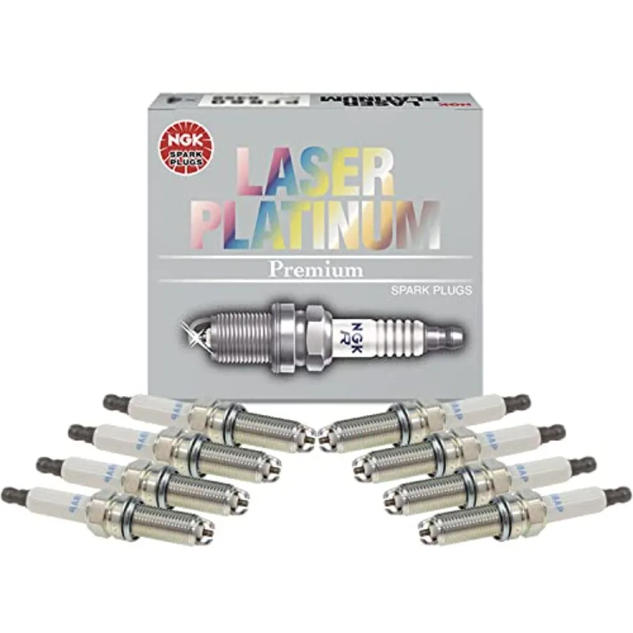 

NGK Set of 8 Laser Platinum Spark Plugs for Enhanced Performance and Fuel Efficiency in BMW E60 E63 E64 E90 E92 E93 M3 M5 M6 Ve