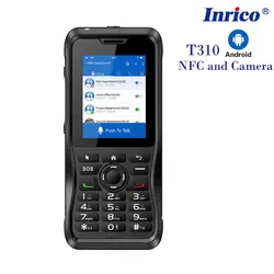 4G Network Radio Inrico T310 Android 7.1 POC Walkie Talkie Work with Zello Real-ptt With Touch Screen, NFC, Take Photo Function