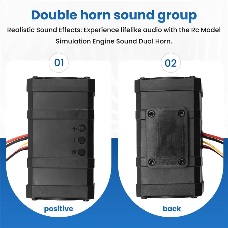 ABWE-Rc Modell Simulation Motor Sound Rc Modell Simulation Motor Dual Horn Simulation Motor Simulator