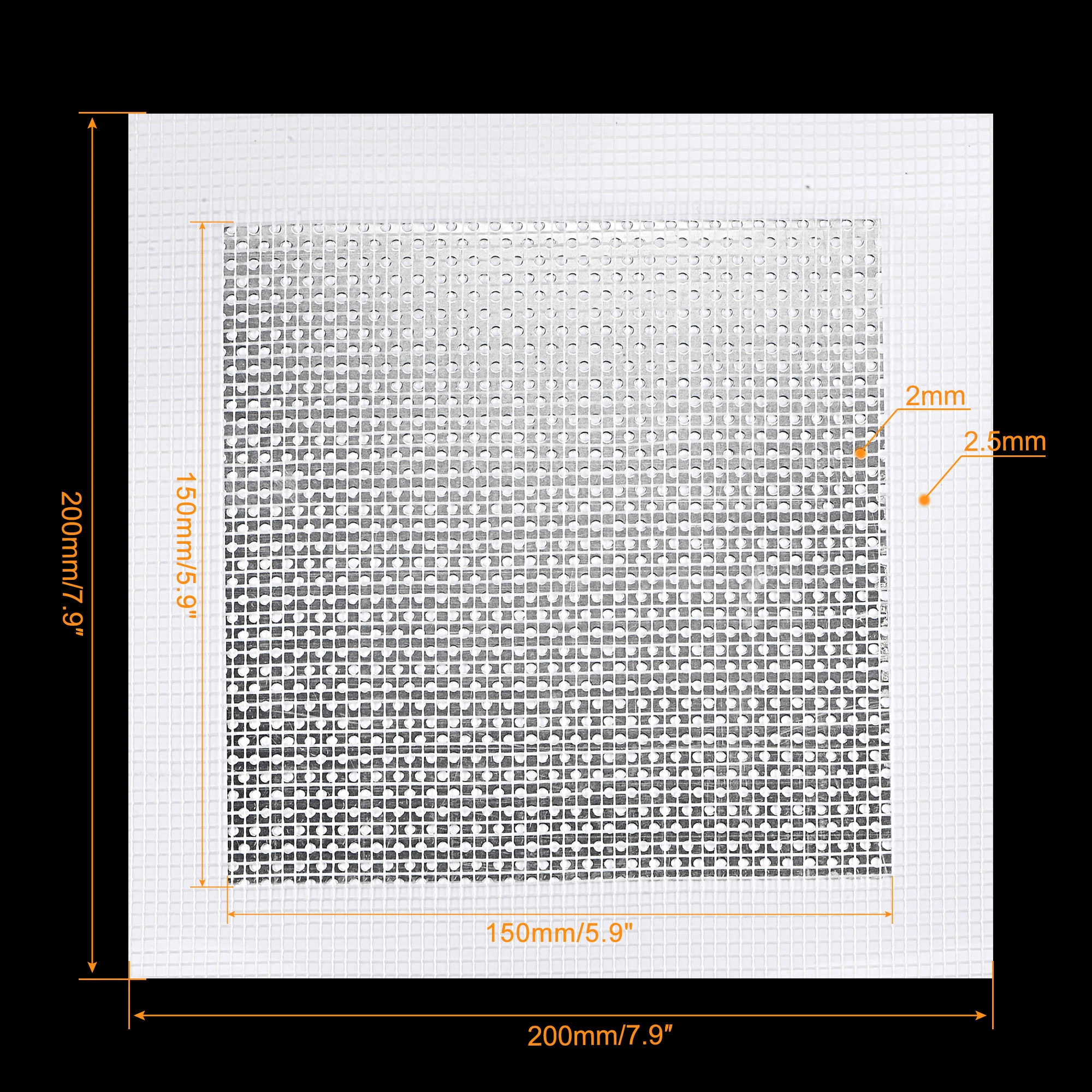 6Pcs Wall Patch Adhesive Mesh Home Special Wall Quick Repair Aluminum Plate Repair Patch For Damaged Drywall Ceiling 200mm/250mm