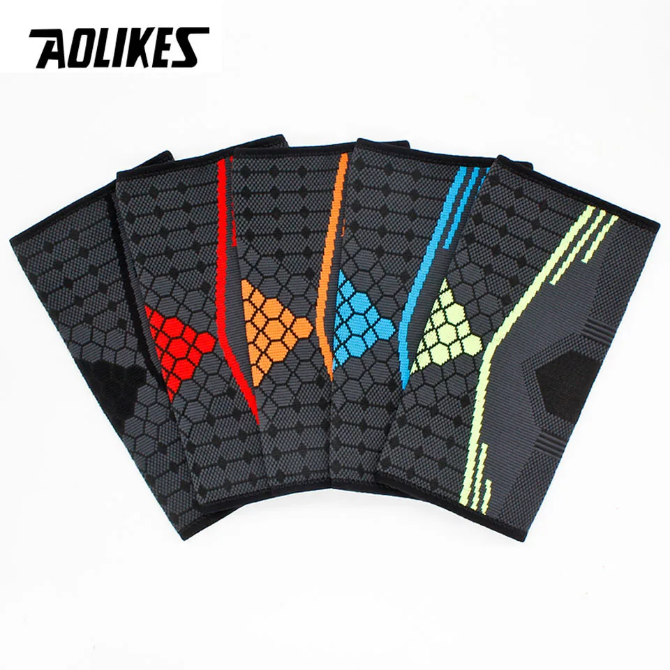 AOLIKES 1PCS Elbow Brace Compression Support - Elbow Sleeve for Tendonitis, Tennis Elbow Brace and Golfers Elbow Treatment