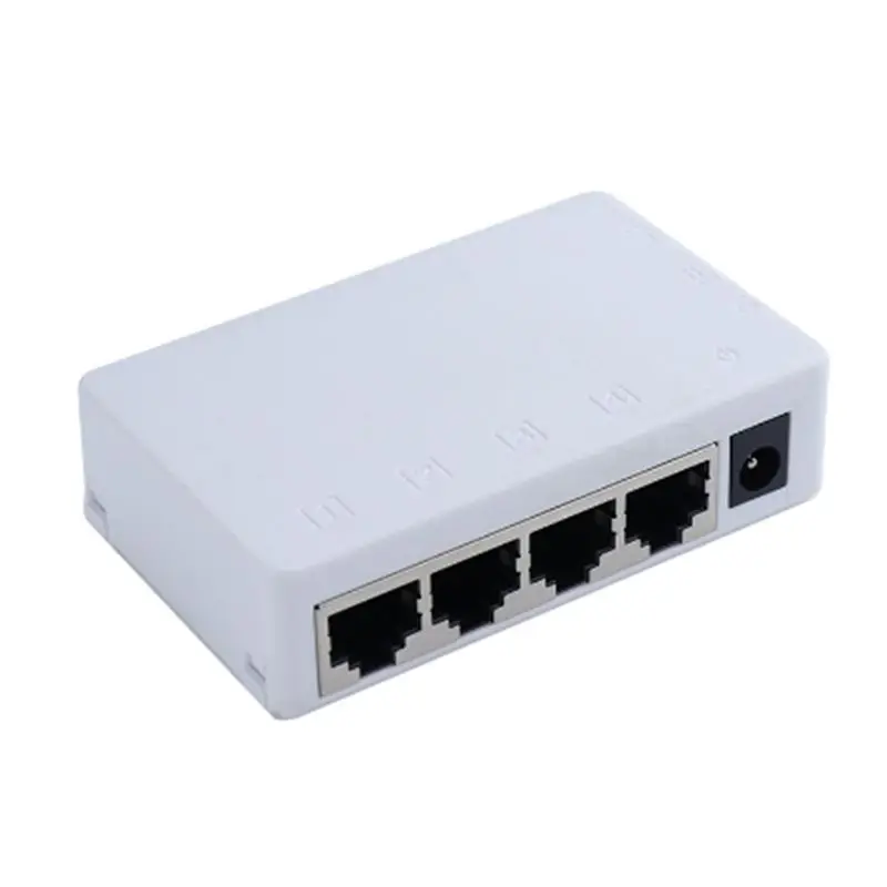 أنيق-10X 4 منافذ POE موسع 100Mbps 1 في 4 خارج 250 متر شبكة التبديل مكرر IEEE802.3Af/At