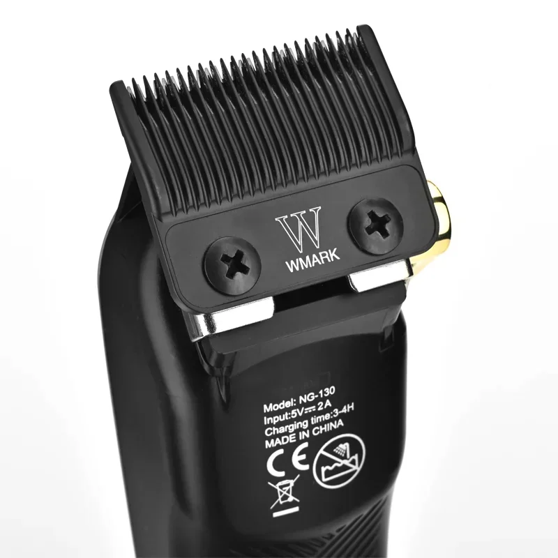 2024 New Wmark-cortadora de pelo ng-134 para hombre, mรกquina profesional de alta velocidad, recargable tipo C, con soporte de carga