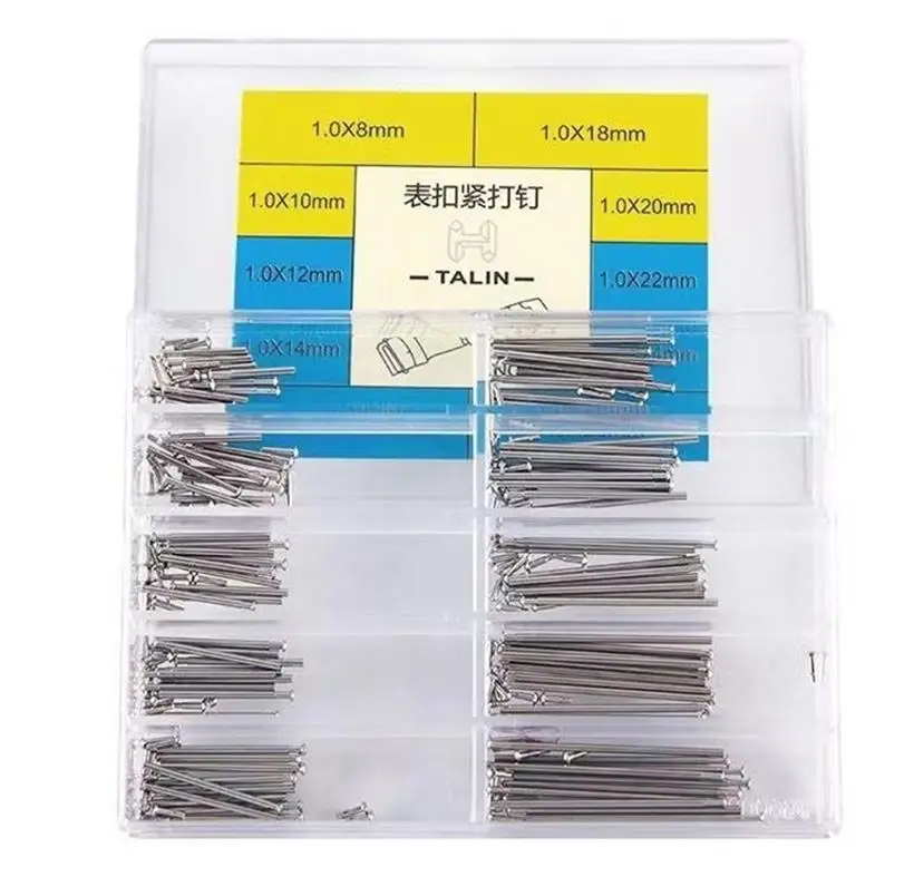 Accessori per orologi Cinturini per orologi Fibbie per orologi Perni di bloccaggio Perni per orologi Aste fisse Aste per orologi in acciaio inossidabile Barre per orecchie