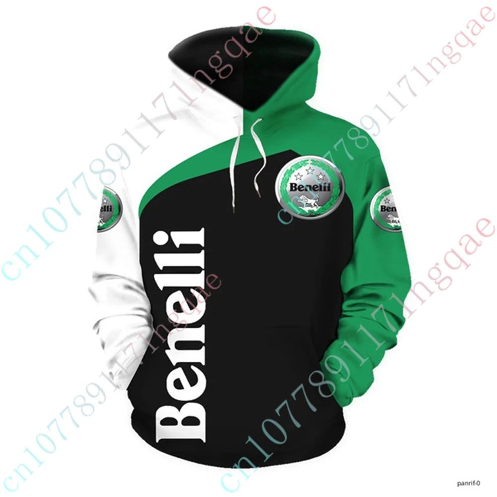 Benelli Oversize Zip Hoodies Casual Hoodies For Men Women Harajuku Pullover Top Unisex Clothing Anime Sweatshirt Custom Logo